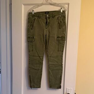 LOFT Sage Green Utility Pants